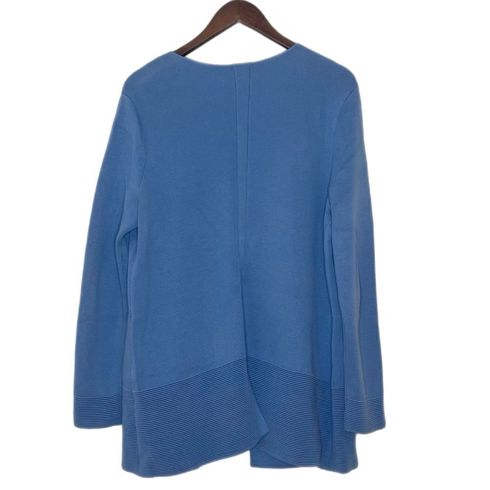 Talbots Open Front Textured Draped Cardigan - image 2